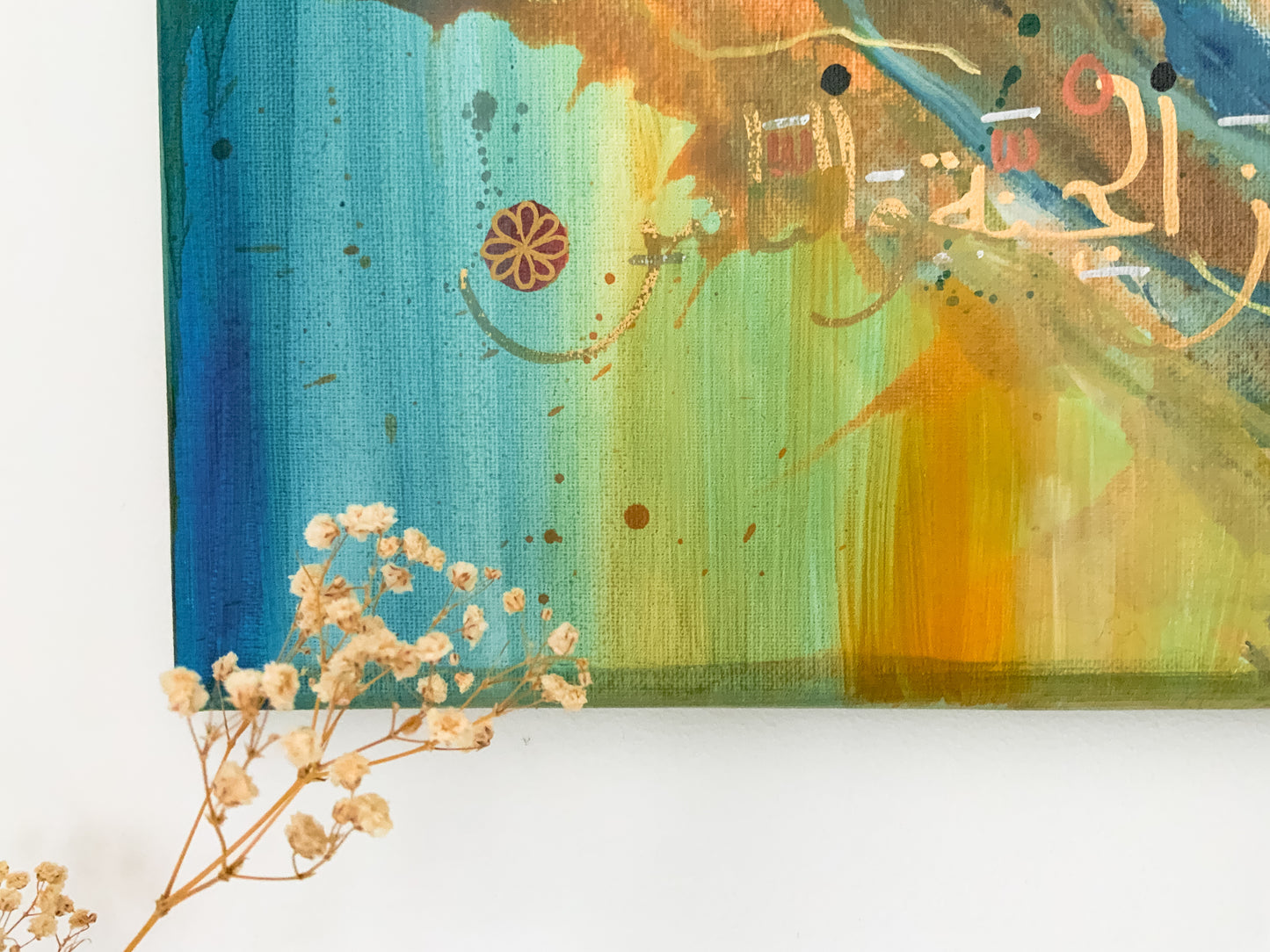 Symbols of Resistance: "A search for Refuge" Diptych of 18 x 24 each