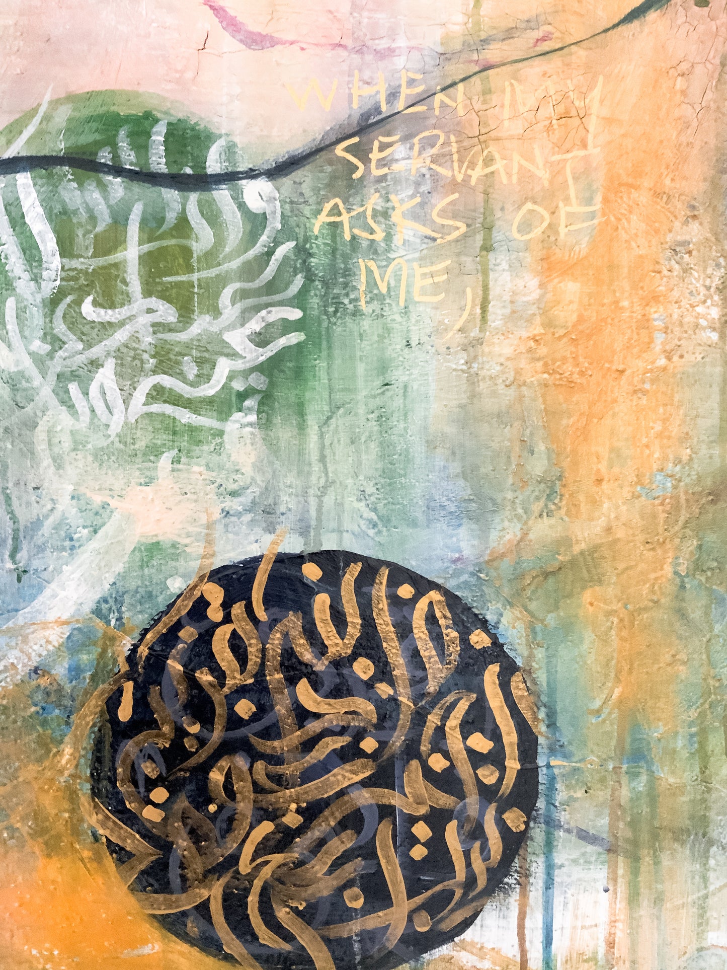 Symbols of Resistance: “I am Near” 40 x 60