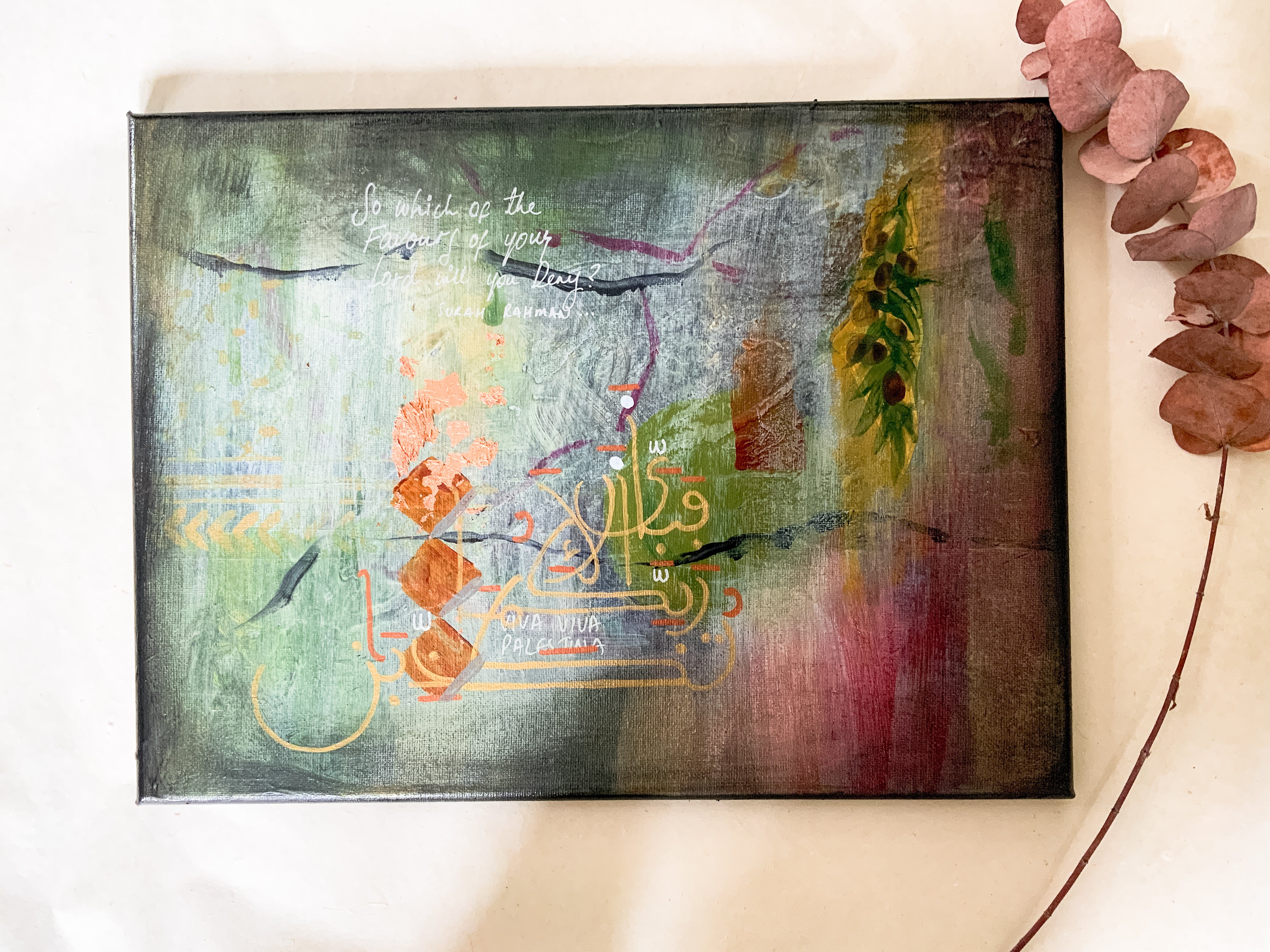 Symbols of Resistance: "In Gratitude to you" 12 x 16