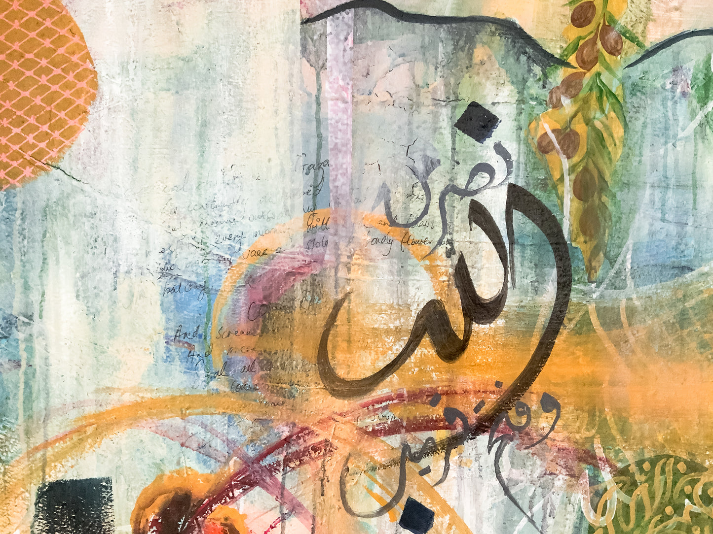 Symbols of Resistance: “I am Near” 40 x 60