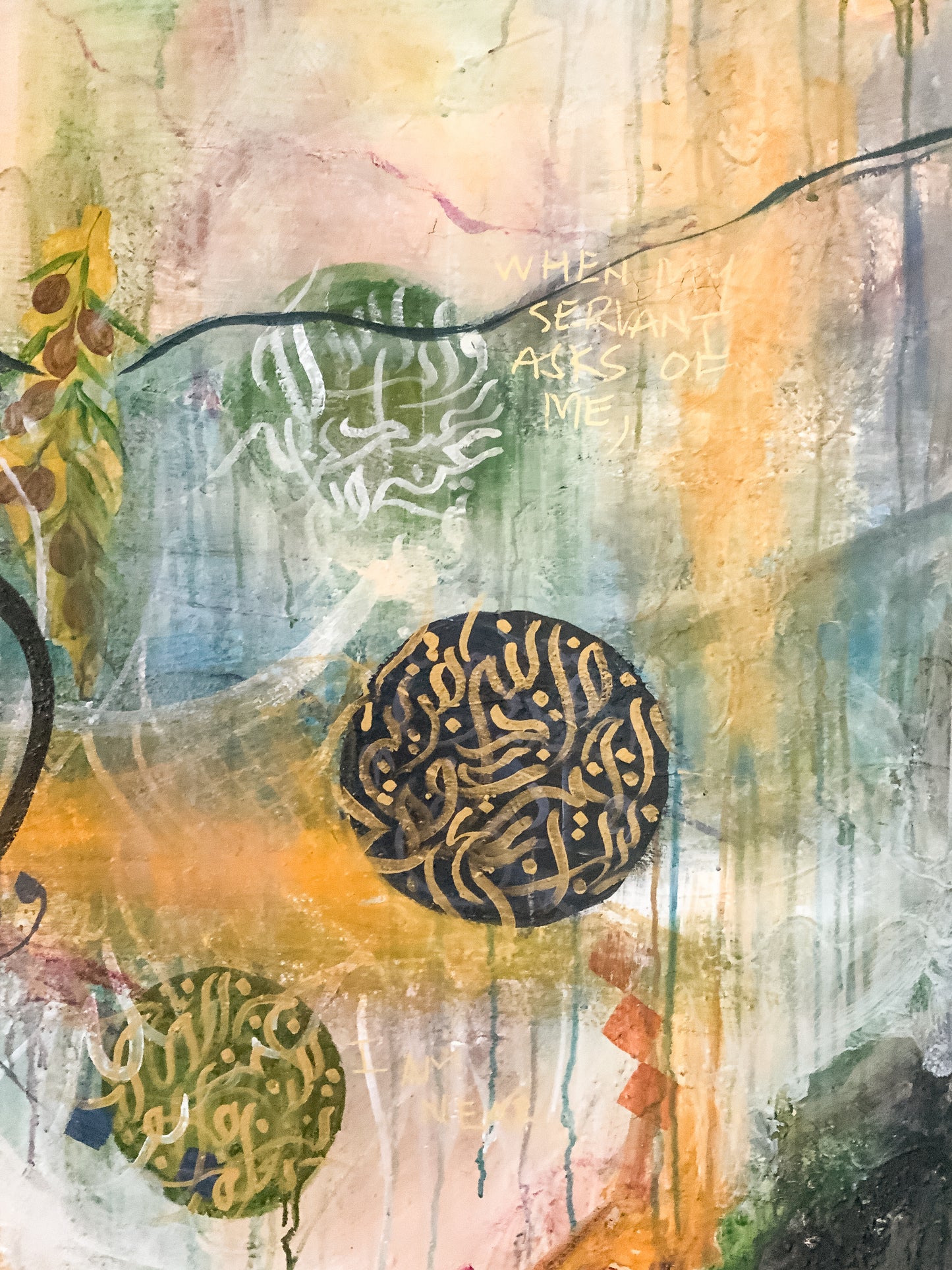 Symbols of Resistance: “I am Near” 40 x 60