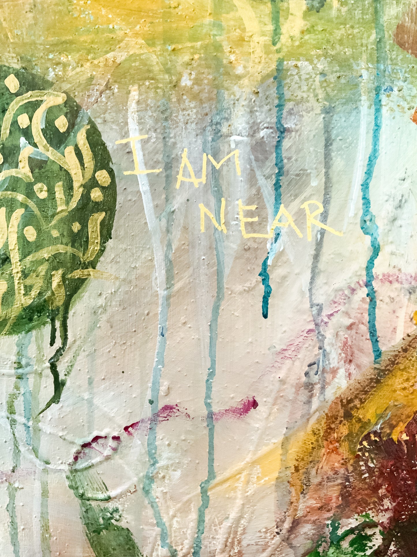 Symbols of Resistance: “I am Near” 40 x 60