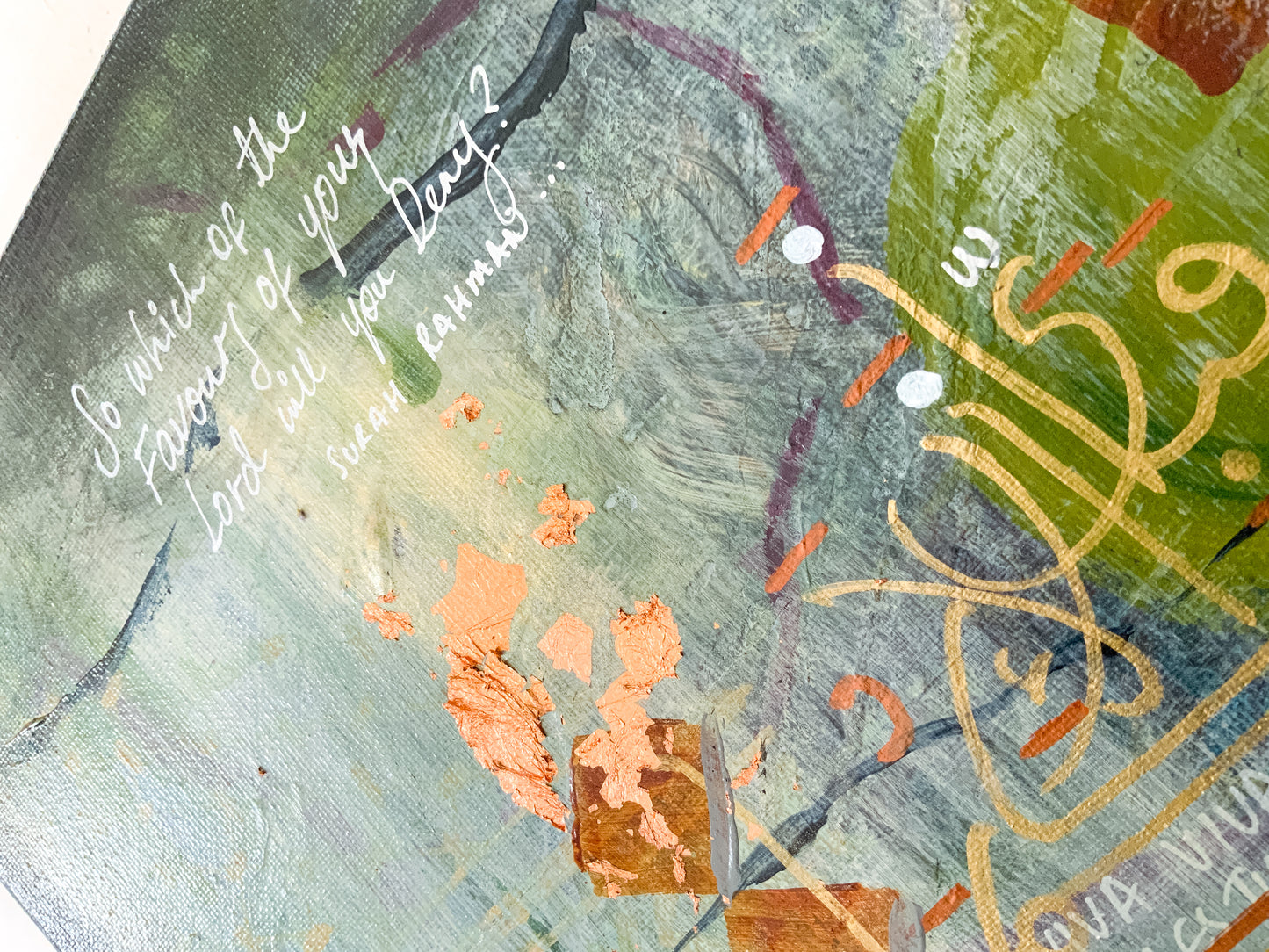 Symbols of Resistance: "In Gratitude to you" 12 x 16