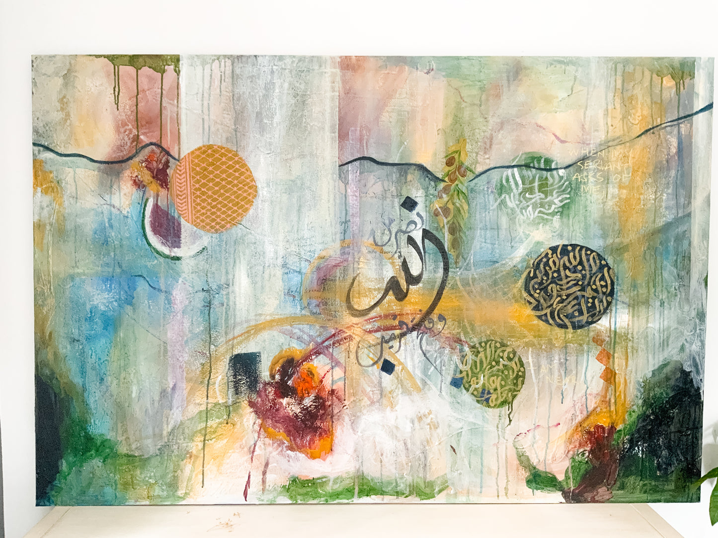 Symbols of Resistance: “I am Near” 40 x 60