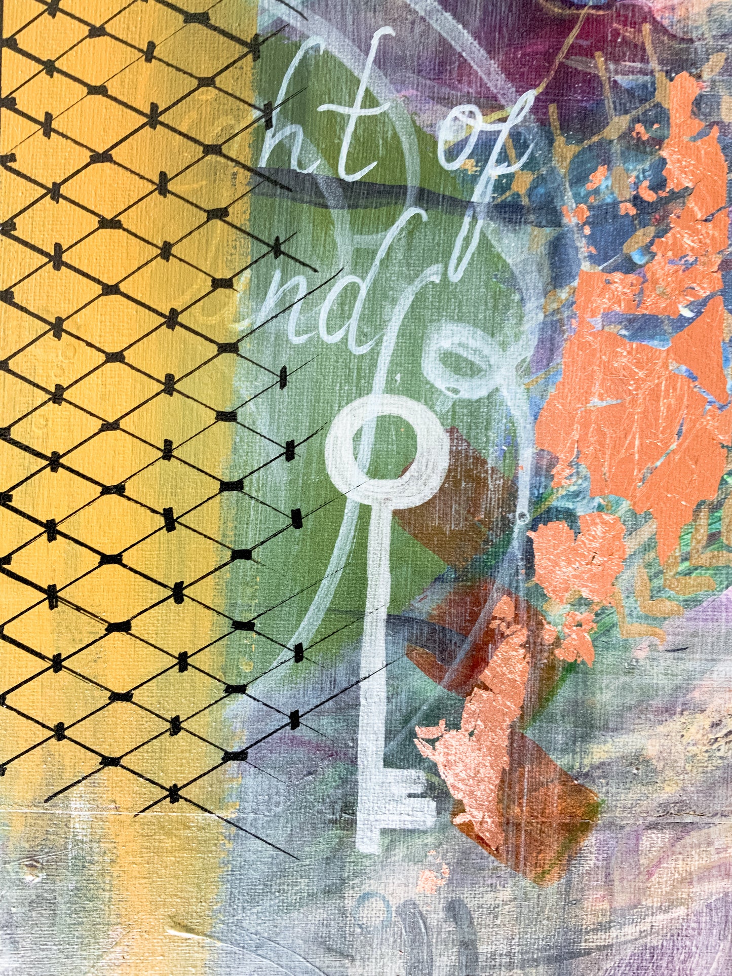 Symbols of Resistance: "A lamp in a niche" 24 x 36