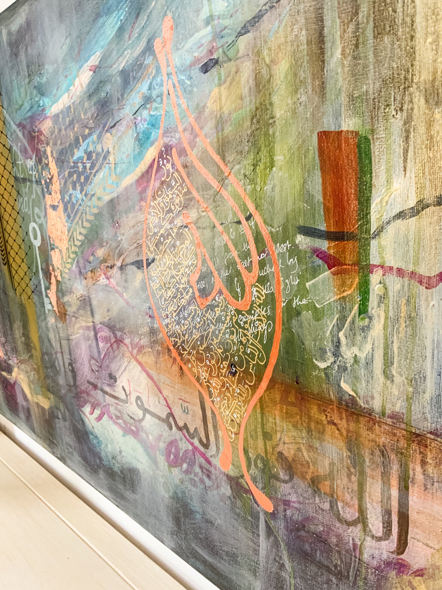 Symbols of Resistance: "A lamp in a niche" 24 x 36