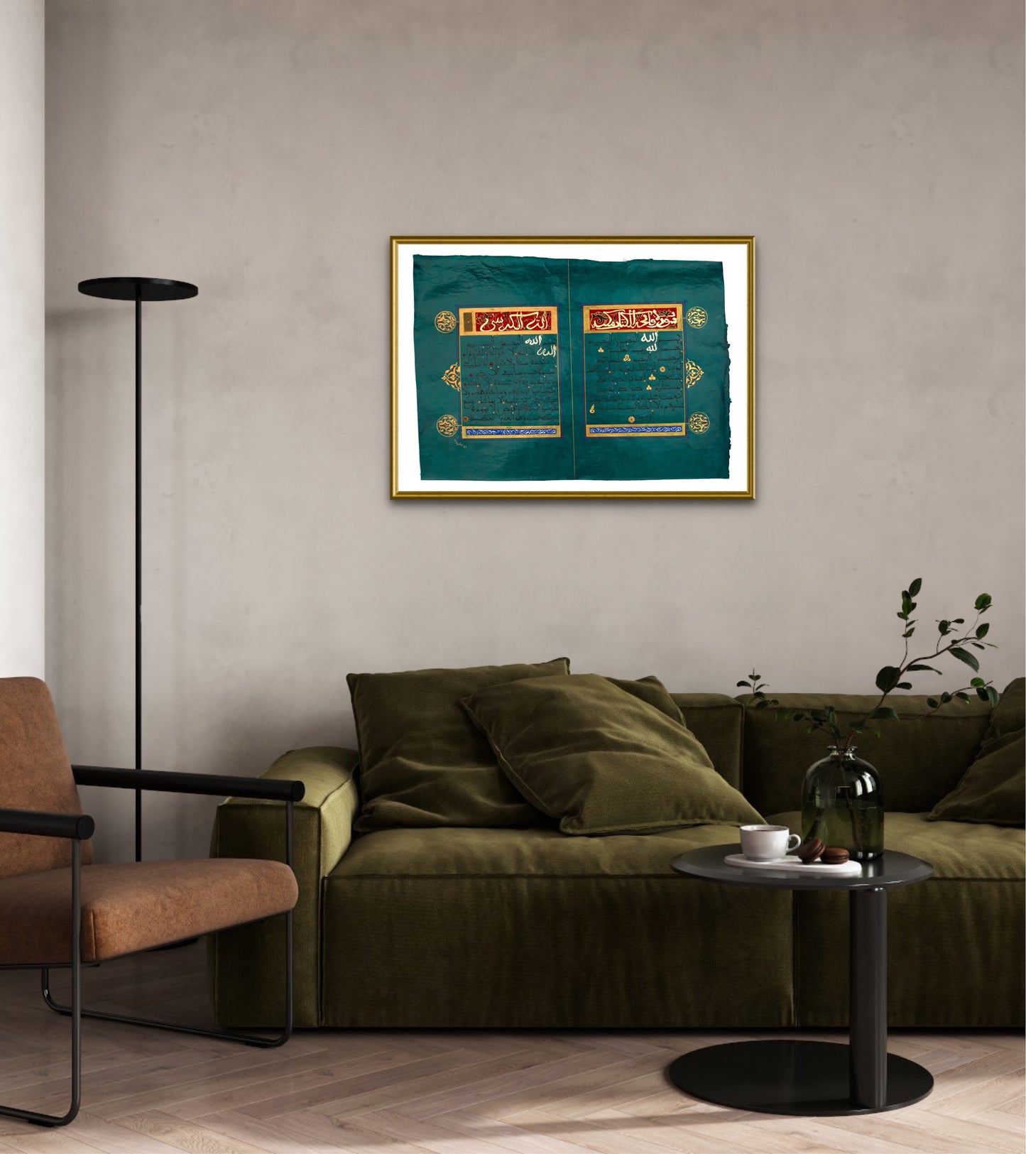 Divine Opening | Fine Art Print | Ink & Gold, 2025
