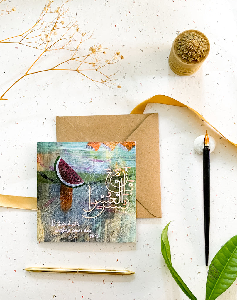 Artisan Greeting Card - Better days will come