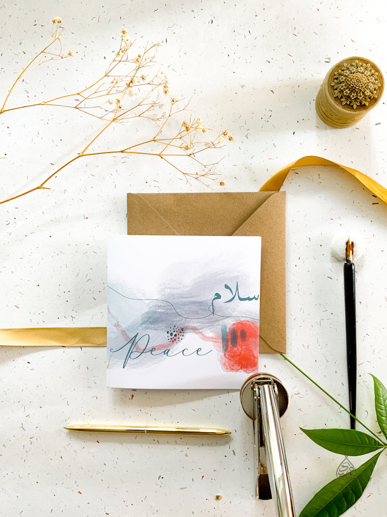Artisan Greeting Card - Salaam Peace