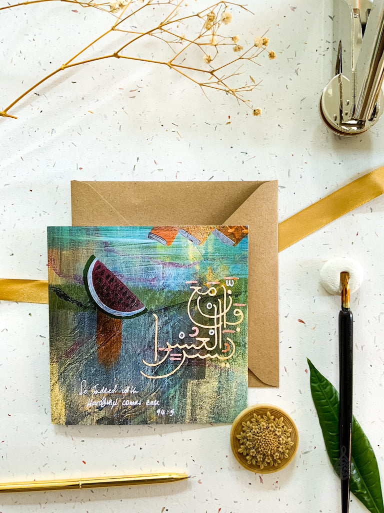 Artisan Greeting Card - Better days will come