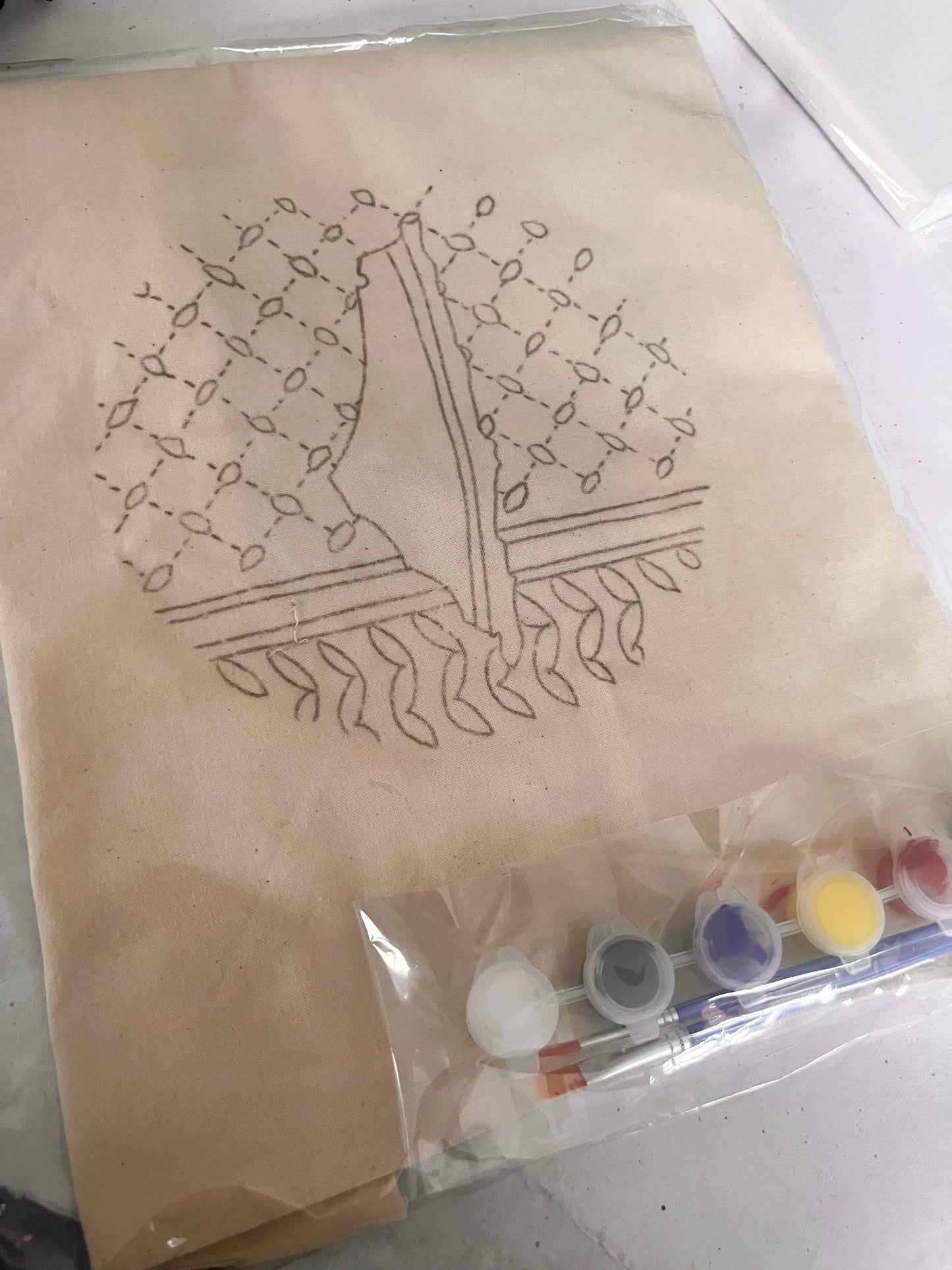 Paint Your Own Tote Bag Kit | DIY Islamic Art Kit