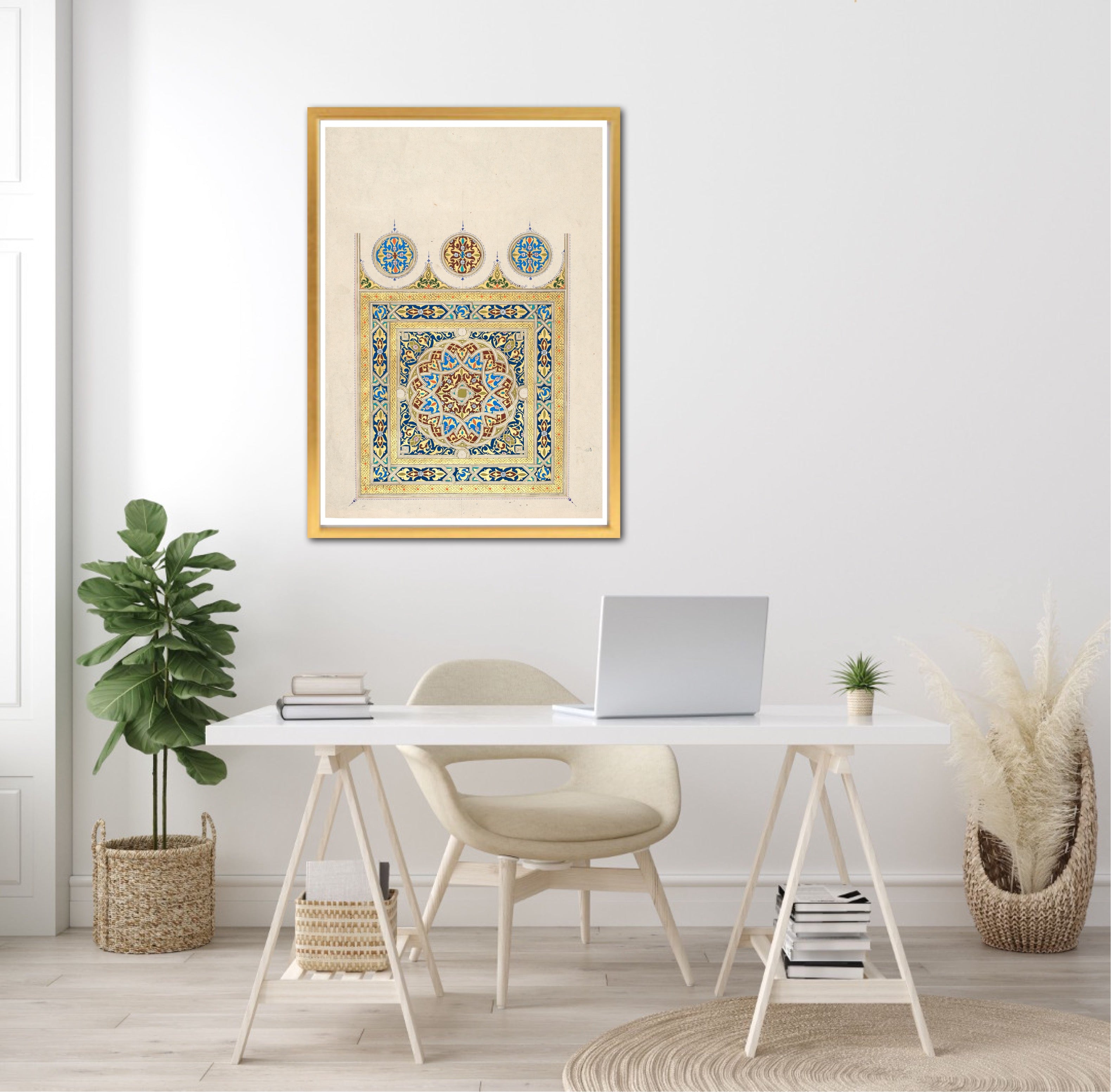 Arabesque of Andalus | Fine Art Print | Ink & Gold, 2025