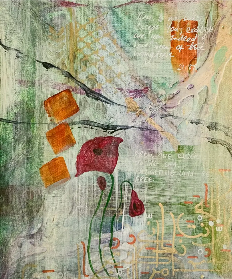 Symbols of Resistance: "Total Submission" 12 x 16