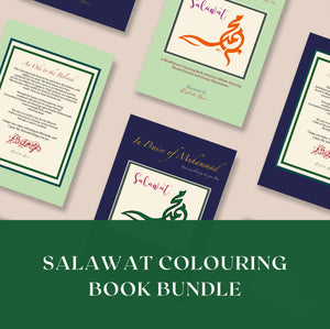 Bundle of 4 Unperforated Salawat Colouring Books